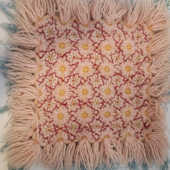 Vintage Crocheted Doily 15x15 - Picture 3 of 4